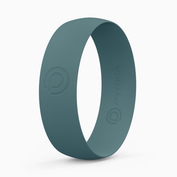 DUSTY TEAL Silicone Ring (Uniquely Comfortable, Low-Profile Design)