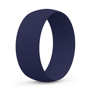 NAVY BLUE Silicone Ring (Uniquely Comfortable, Low-Profile Design)