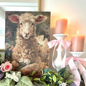 spring lamb canvas