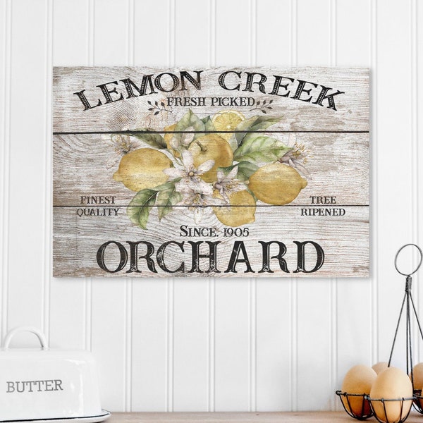 Lemon Wall Art Etsy