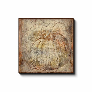 Vintage Pumpkin Sign, Vintage Fall Decor, Pumpkin Wall Art, Vintage Inspired, Large Canvas Wall Art, Autumn Decorations image 10