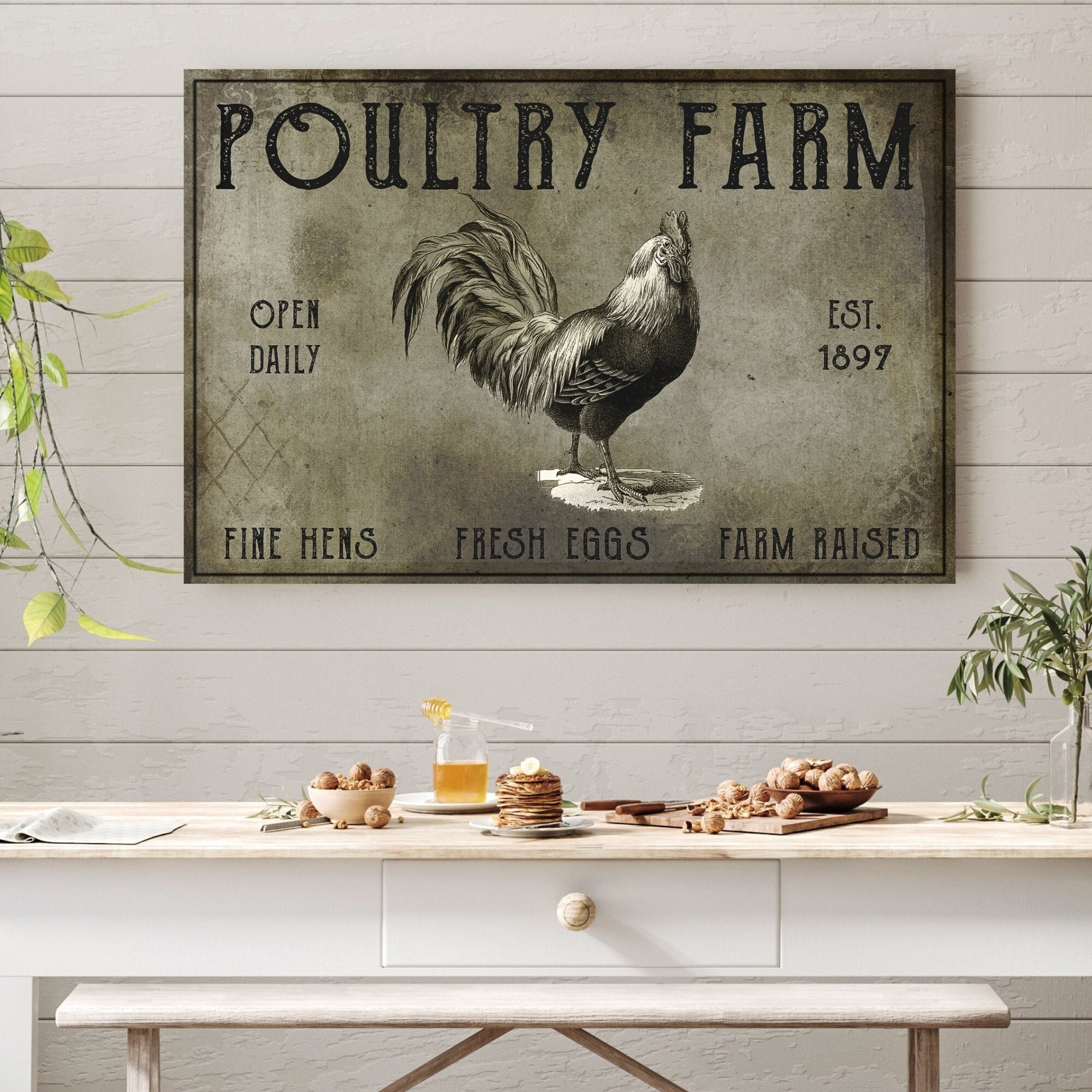  Rooster Quilt Labels - Personalized Farmhouse Quilt