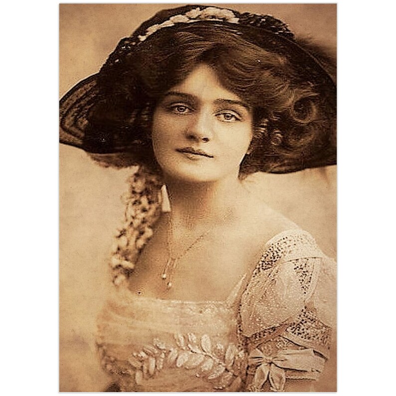 Vintage Photo Prints Vintage Portrait of Woman Vintage Etsy