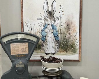 Beatrix Potter Quote, Even The Smallest One, Classic Peter Rabbit Art, Canvas Wall Art, Nursery Decor, Spring Literary Decor, New Baby Gifts