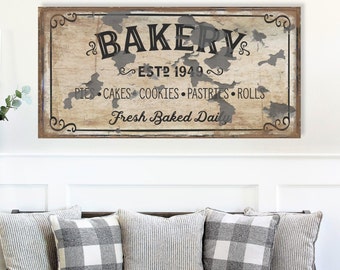 Vintage Bakery Sign, Modern Farmhouse Decor, Vintage Signs, Kitchen Signs, Rustic Home Decor, Primitive Decor, Vintage Gifts, Rusty Signs