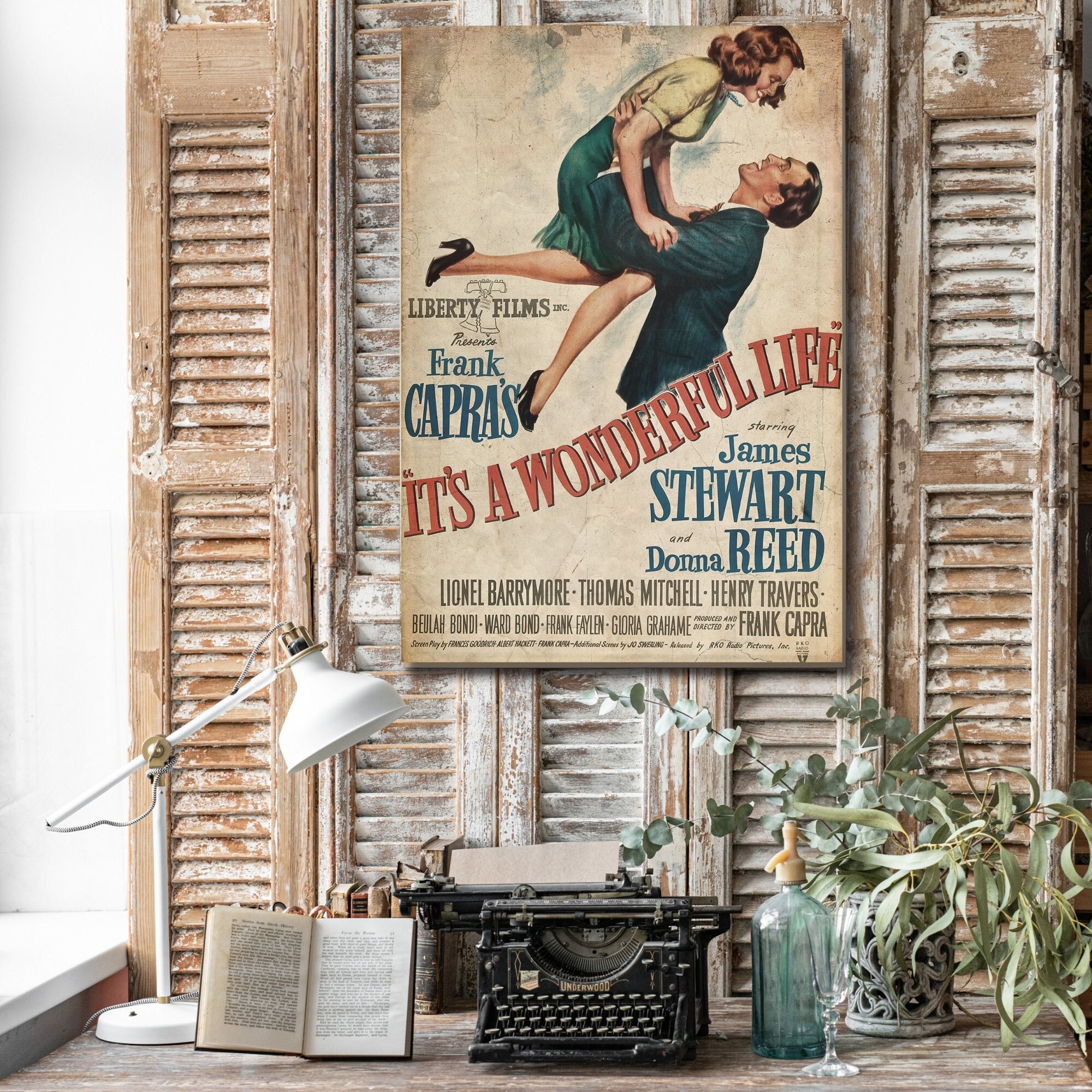 Its A Wonderful Life, Vintage Christmas Decor, Holiday Decor