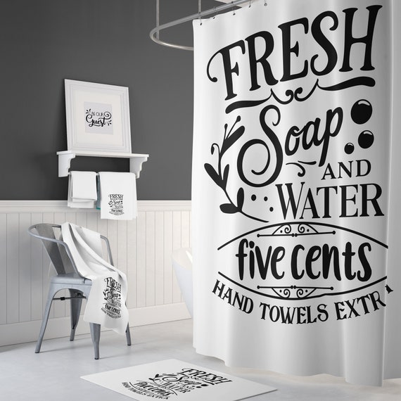 bathroom shower curtains and matching accessories