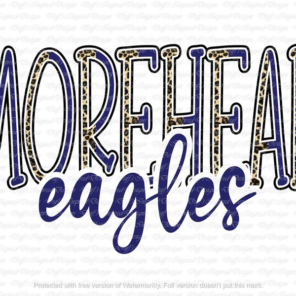 Morehead State University Eagles PNG, sublimation, digital, instant, UK, blue