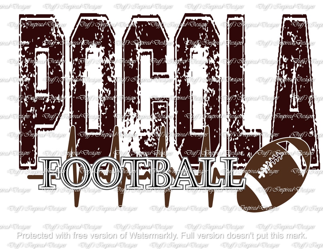 Pocola Football, PNG, Sublimation, Digital, Instant Etsy