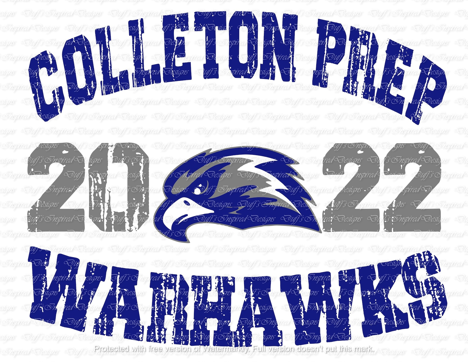 Colleton Prep Academy Warhawks PNG Sublimation Digital Etsy