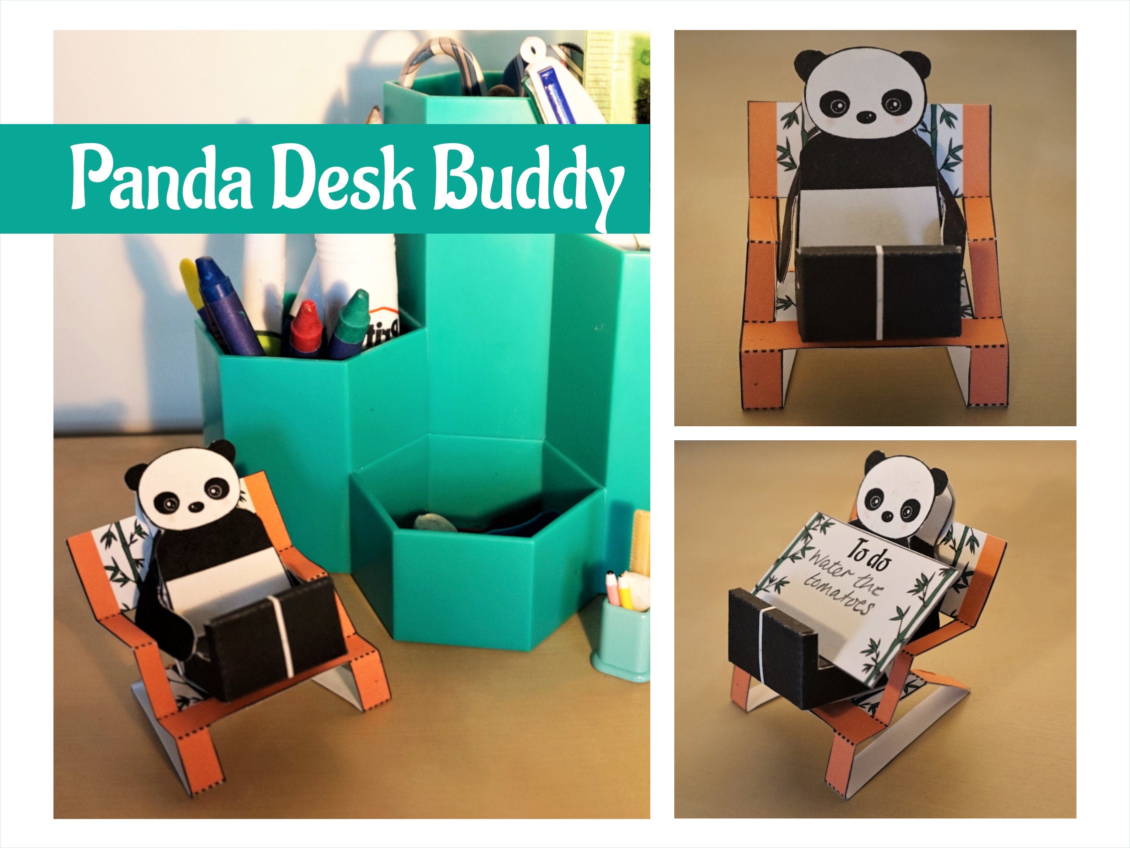 Panda desk buddy