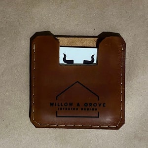 Square business card holder. image 3