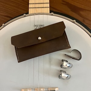 Banjo pick case magnetic