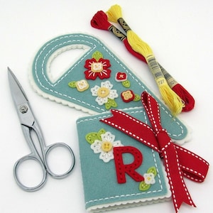 Felt Needle Book Set, Felt Needle Book & Scissor Case