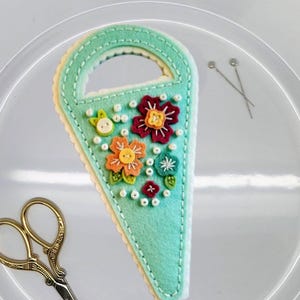 Handmade Wool Felt Scissors Case