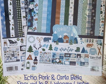 Echo Park & Carta Bella  Snowed In,  Welcome Winter