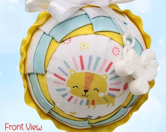 Handmade Baby Lion Ornament