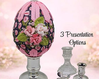 Collectible Fabric Display Egg