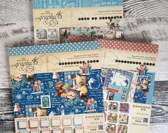 Graphic 45 Children's Hour Calendar Pad, Children's Hour & Time to Flourish