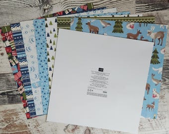 Stampin Up Beary Christmas DSP 12x12