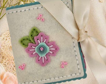 Handmade Felt Needle Book