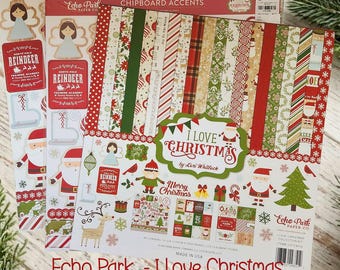 Echo Park "I Love Christmas" Scrapbook Kit
