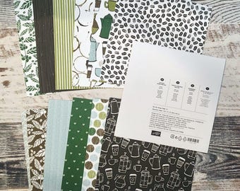 Stampin' Up Coffee Break Designer Series Paper 6x6 Sampler Pack