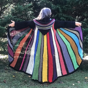 Crochet Stained Glass Sweater Pattern