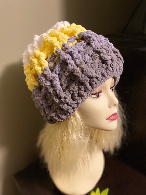 Crochet Chunky Bernat Hat Pattern