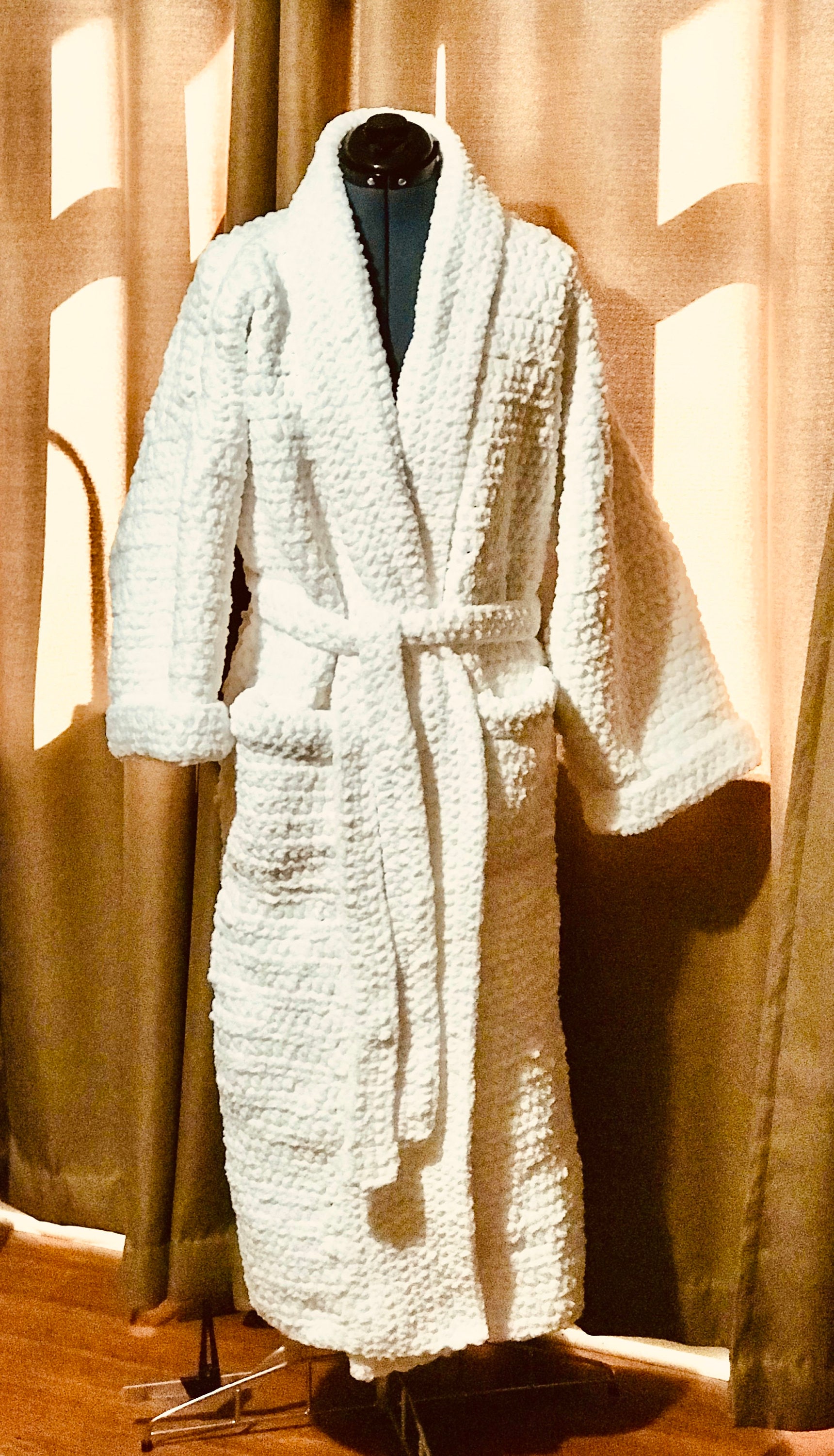 Snuggly Crochet Robe Pattern Etsy Australia