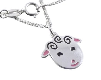 Sheep pendant (small) handmade from sterling silver