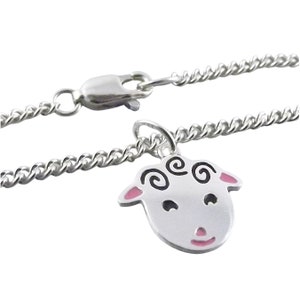 Sheep bracelet handmade from sterling silver