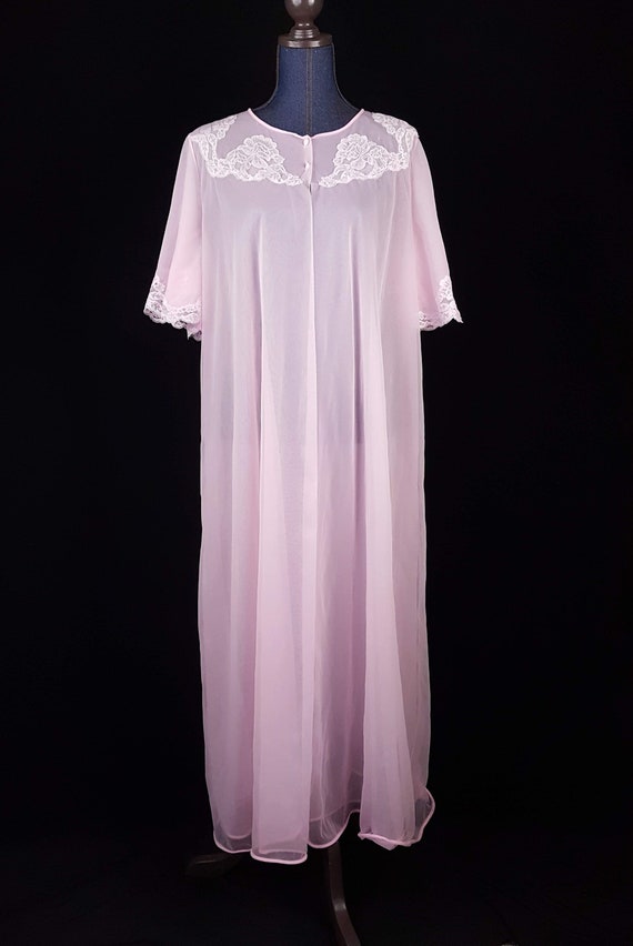 vintage sheer pink nylon Gem