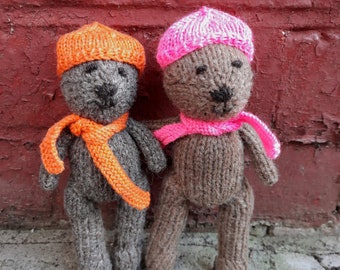 Hat and scarf set to keep your Burling Bear cosy and warm this winter