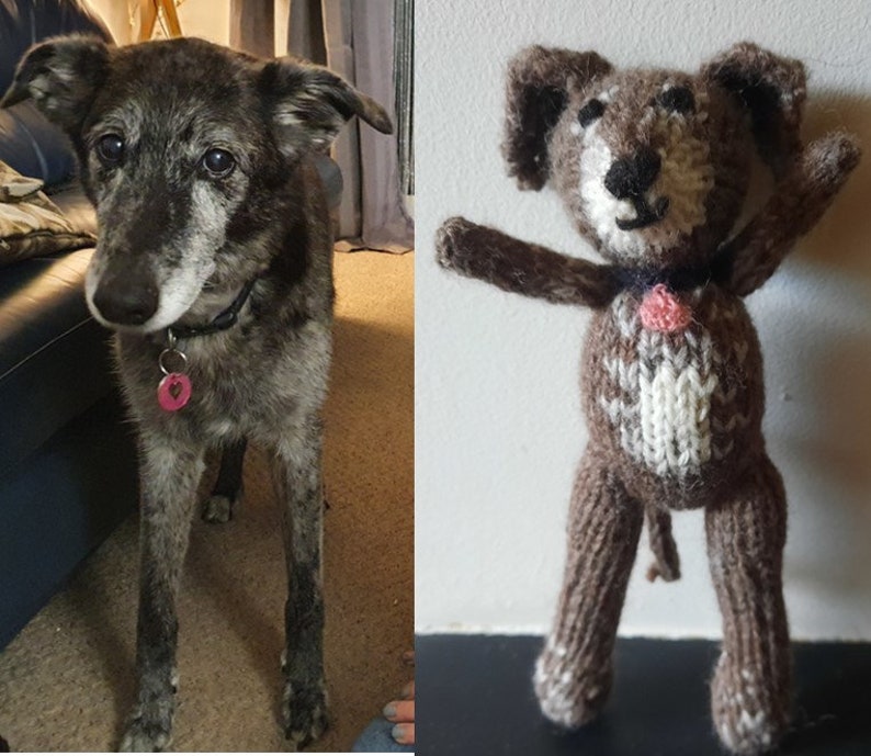 Dog Custom Pet Portrait let me knit your dog image 2