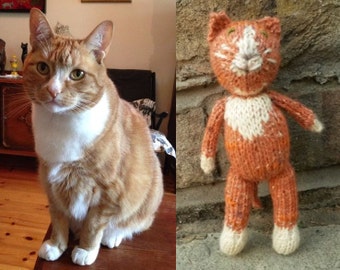 Cat Custom Pet Portrait: let me knit your cat