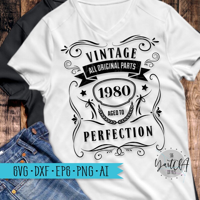 Download 80th Birthday SVG Vintage Birthday limited edition svg | Etsy