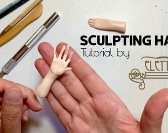 VIDEO TUTORIAL Sculpting hands for an OOAK doll