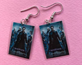 Handmade EARRINGS MATRIX movie stars