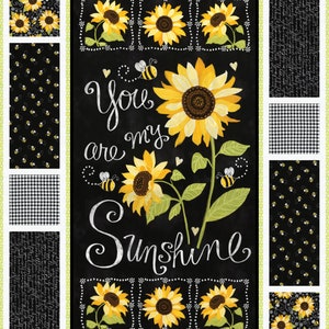 Message Board Quilt Kit, You Are My Sunshine by Timeless Treasures ...