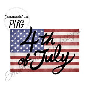 PNG- Fourth/4th of July American Flag