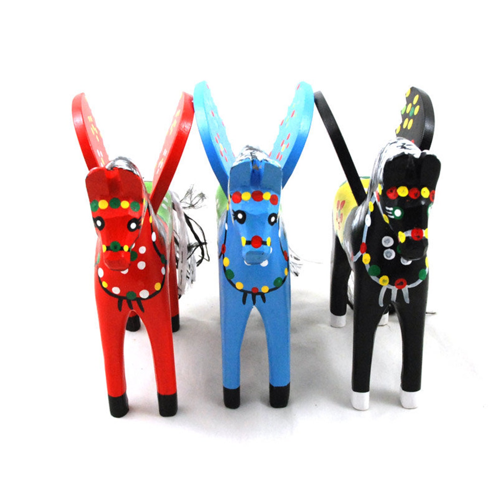 Wooden pegas/ polish folk horse/ folk toy from Poland Etsy