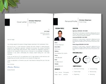 professional resume template cover