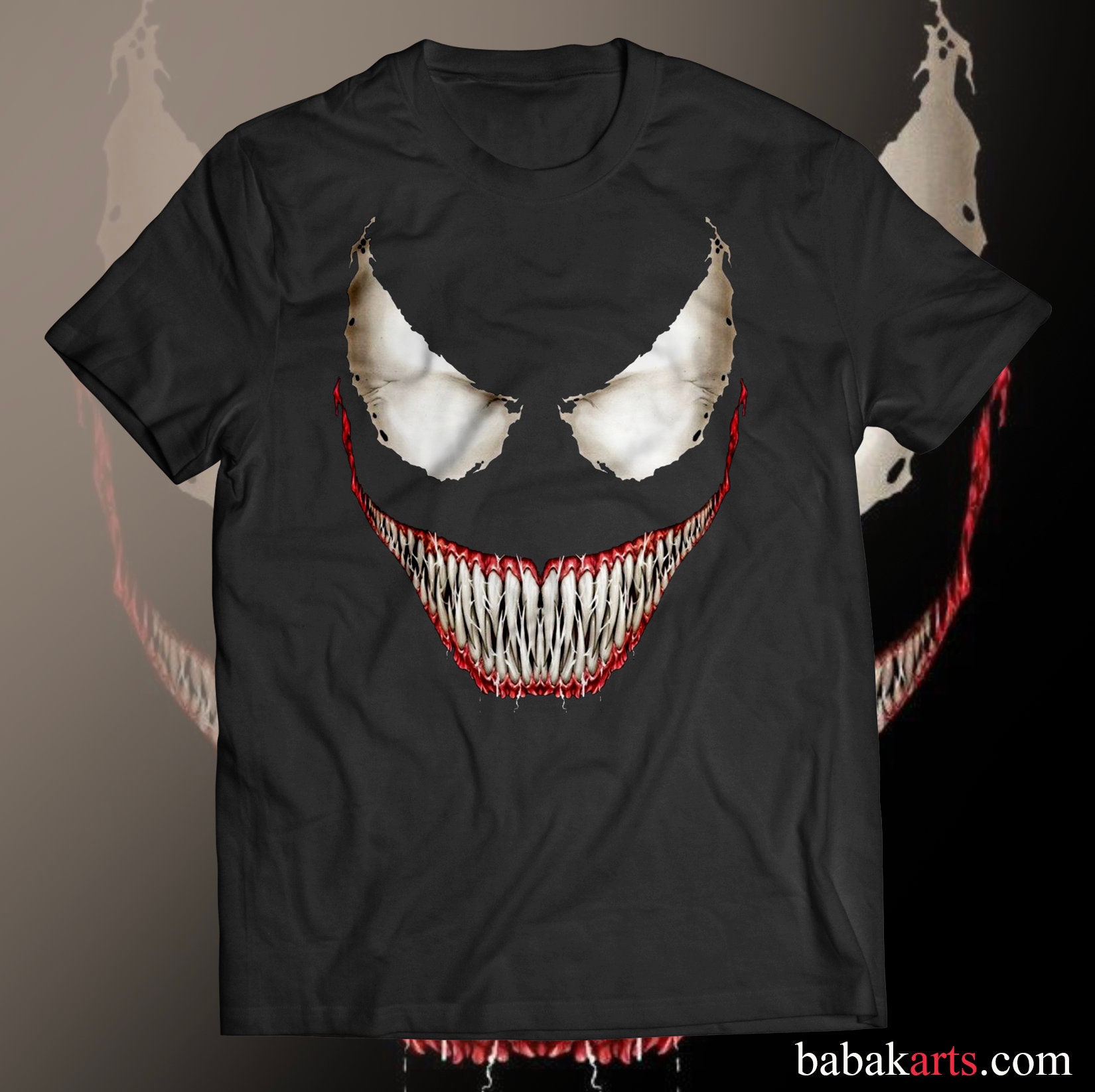 Venom T Shirt Black Spider Man Shirt Venom Tee Shirt - 