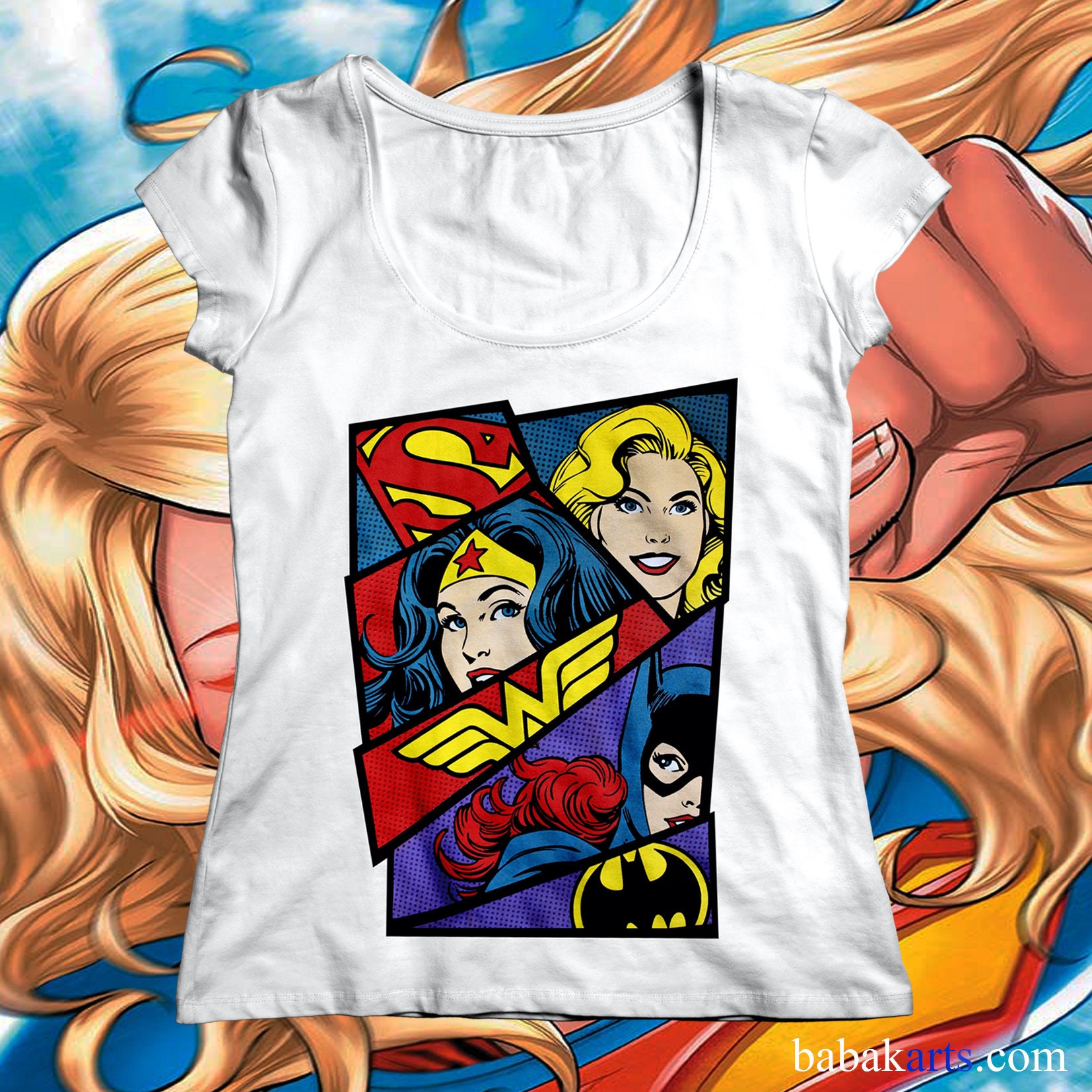 womens superhero t shirts walmart