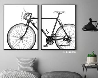 Bicycle wall art | Etsy