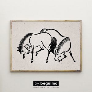 Horse Prints,Horse Wall Art,Farmhouse Decor,Farm Animals Print,Printable Wall Art,Country House Art,Minimalist Line Drawing,Digital Download