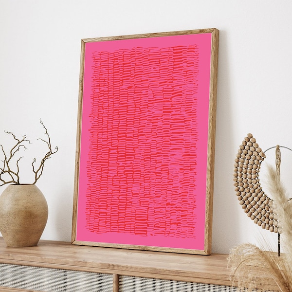 Pink Wall Art,Abstract Prints,Red Art,Colourful Wall Art,Poster,Printable,Modern,Wall Decor,Living Room,Contemporary,Large,Digital Download