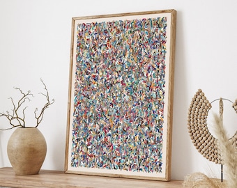 Colourful Abstract Art,Modern Wall Print,Bright Abstract Painting,Printable Wall Art,Poster,Contemporary Decor,Living Room,Digital Download