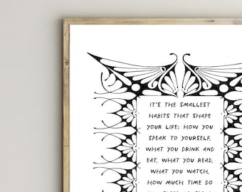 Inspirierende Zitate,Motivation Wandkunst,Lebensverändernde Drucke,Motivationstext,Poster,druckbar,Inspirierende Wanddekoration,digitaler Download